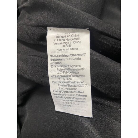 NWT J. Crew Crochet-Trimmed Pleated Black Trouser Pants-sz 14 - Picture 11 of 11